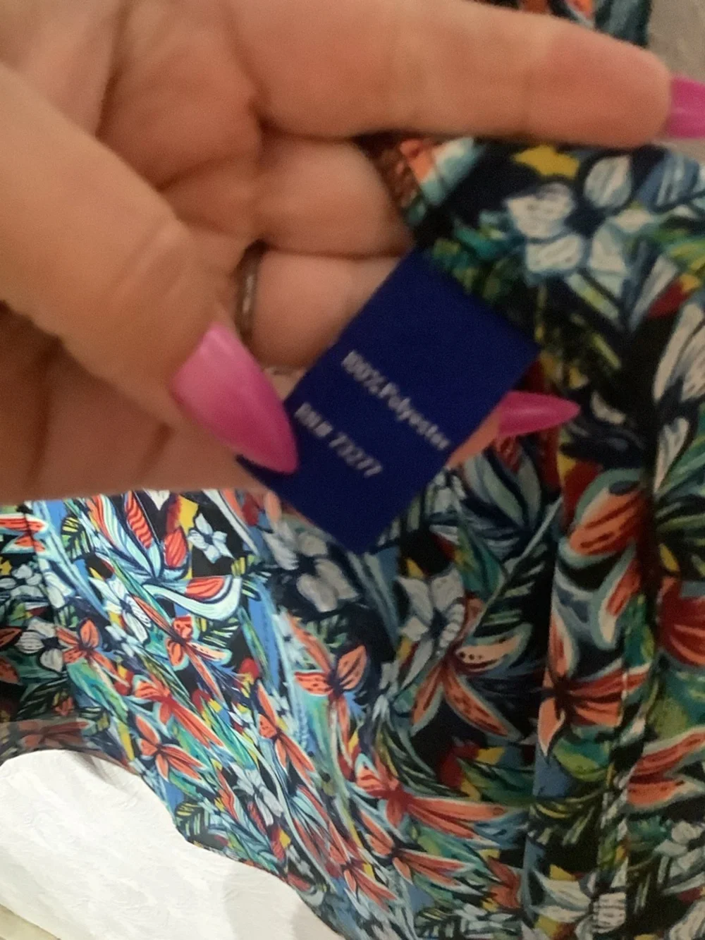 APT.9 - Sz L / XL - Floral Kimono Duster - Multi-Color tropical beach boat